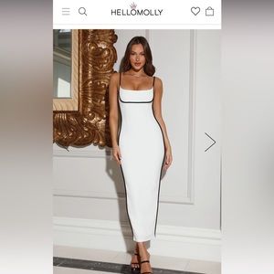 HELLO MOLLY - Baby bright Maxi Dress - White - Size L